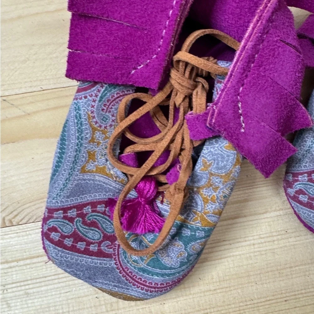 Handmade kids moccasins